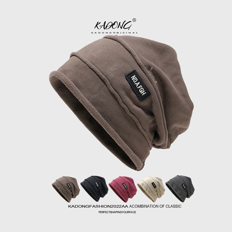 卷边堆堆逛街韩版女秋冬显脸小