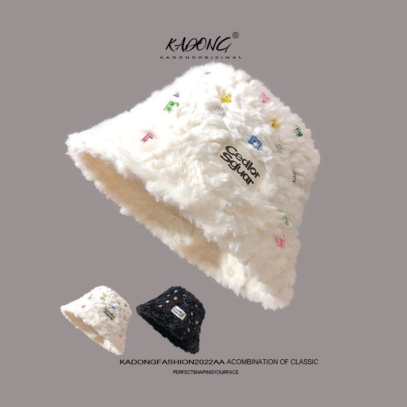 渔夫帽逛街韩版女秋冬显脸小