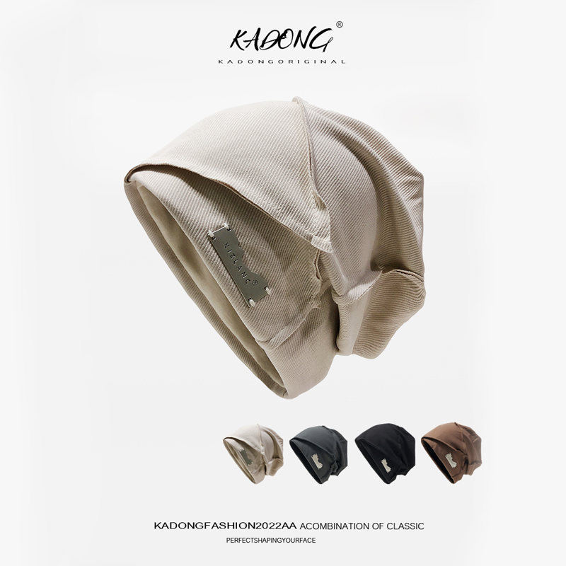 堆堆帽逛街女包头帽显脸小