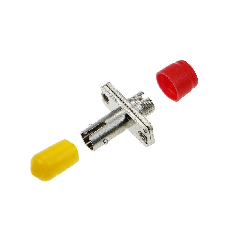 信霆 电信级光纤连接器适配器耦合器 ST-FC 100个/包 红色