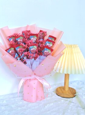 零食棒棒糖花束成品糖果生日款万圣节圣诞61儿童节送孩子女生朋友