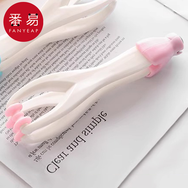 按摩器/手指AC1S242-多功能手部关节滚轮按摩夹细长手指刮夹器