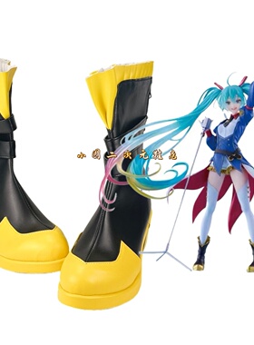 BANPRESTO VOCALOID高达45周年初音未来cos鞋子定制cosplay靴定做