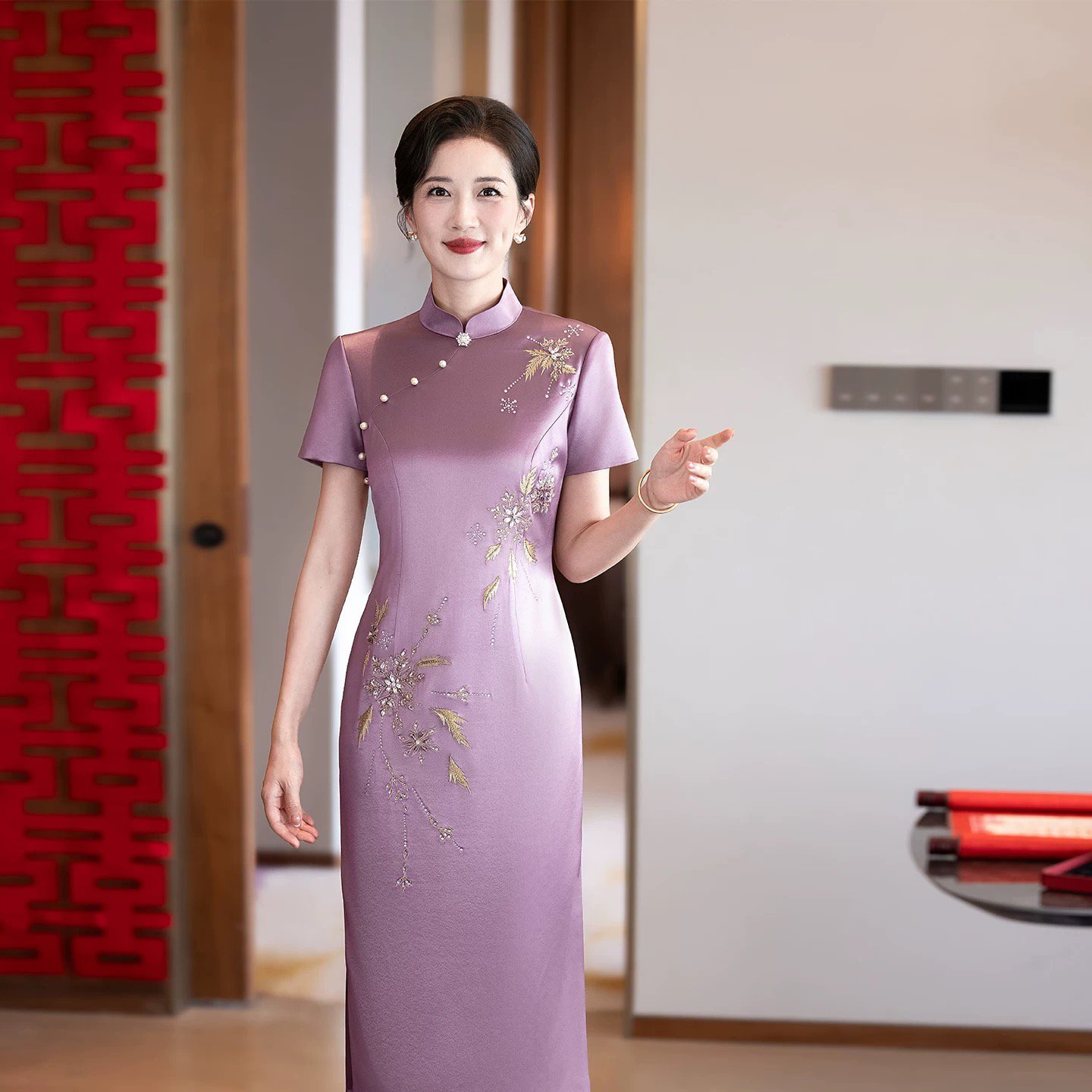 2026婚宴妈妈旗袍礼服轻奢减龄