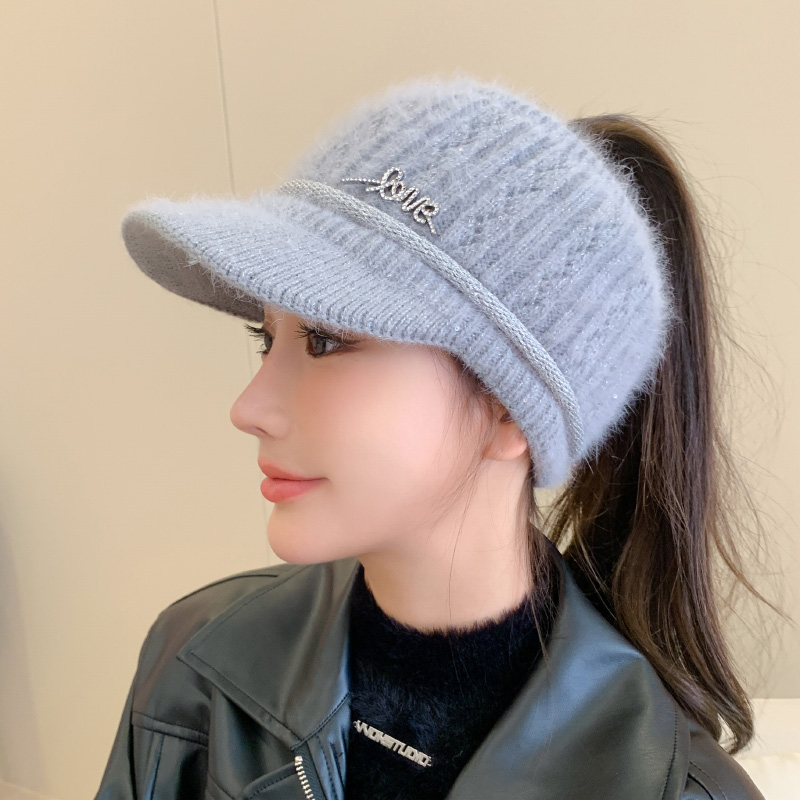 诗玛迩空顶棒球帽户外休闲女冬季