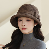 中老年人女士春秋盆帽妈妈老人帽子冬天防风保暖老太太奶奶渔夫帽