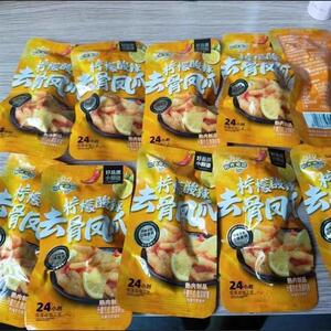 阳光零拾柠檬酸辣去骨凤爪川辣蒜香鸡脚鸡爪无骨脱骨网红休闲食品