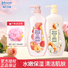 强生美肌沐浴露720g蜜桃甜杏香氛
