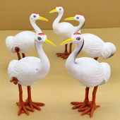 网红上弦发条玩具蹦跳丹顶鹤可爱动物早教益智启蒙男女孩1 4周岁