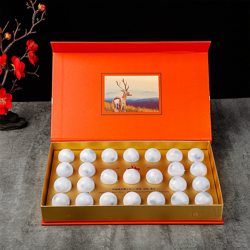 东北鹿鞭人参膏礼盒男性滋补品吉林特产梅花鹿筋丸鹿尾巴