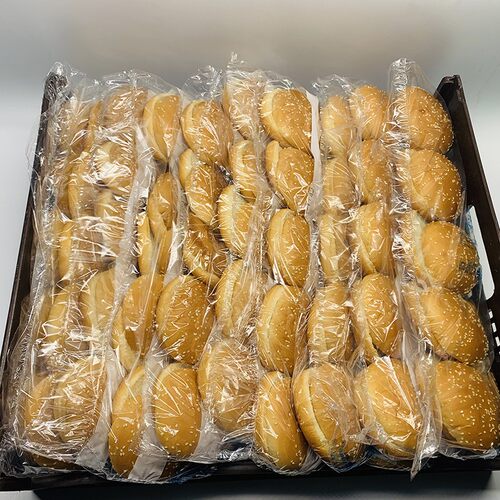 促销曼可顿汉堡圆面包10只装570g*10条 汉堡胚 西餐原料商用新鲜