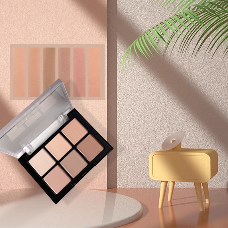 韩国DINTO六色眼影盘哑光大地色704提亮卧蚕女显色自然706腮红707