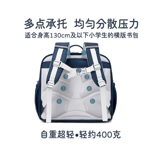 Сверхлегкий ранец со сниженной нагрузкой, рюкзак, горизонтальная версия, защита позвоночника