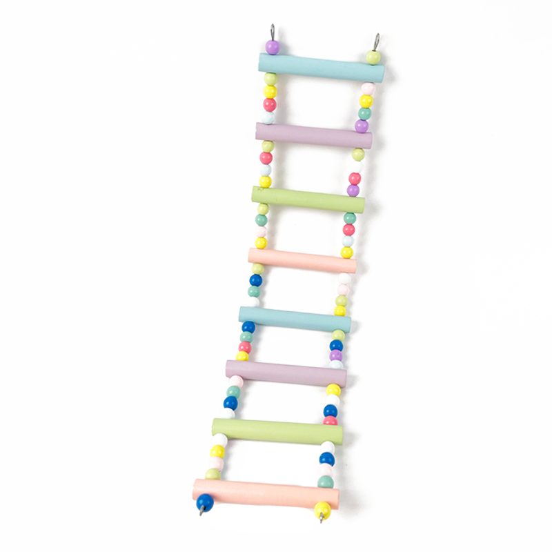 云梯牡丹虎皮鹦鹉爬梯秋千玩具