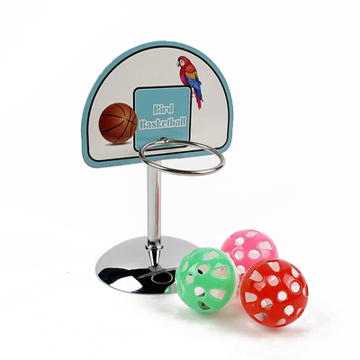鸟用不锈钢篮球架益智训练玩具