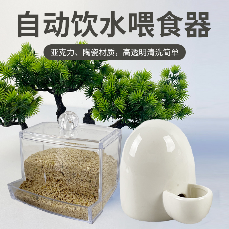 芦丁鸡喂食器自动饮水器