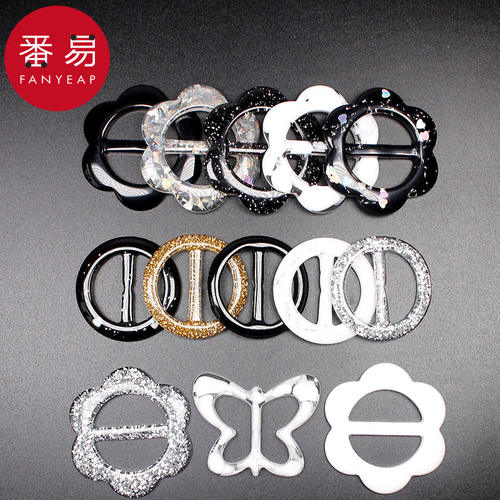 打结扣/衣角A1zbn001-丝巾扣衣角扣下摆圆形扣衬衫固定恤衫简约