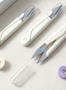 T剪刀/小A1p751-手工小剪刀家用便携带盖十字绣修线头裁缝