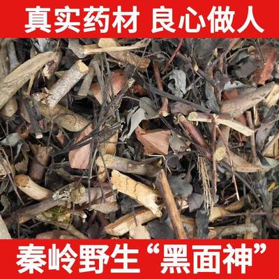 秦岭野生黑面神中药材500g鬼画符  四季青 黑面叶 山夜兰