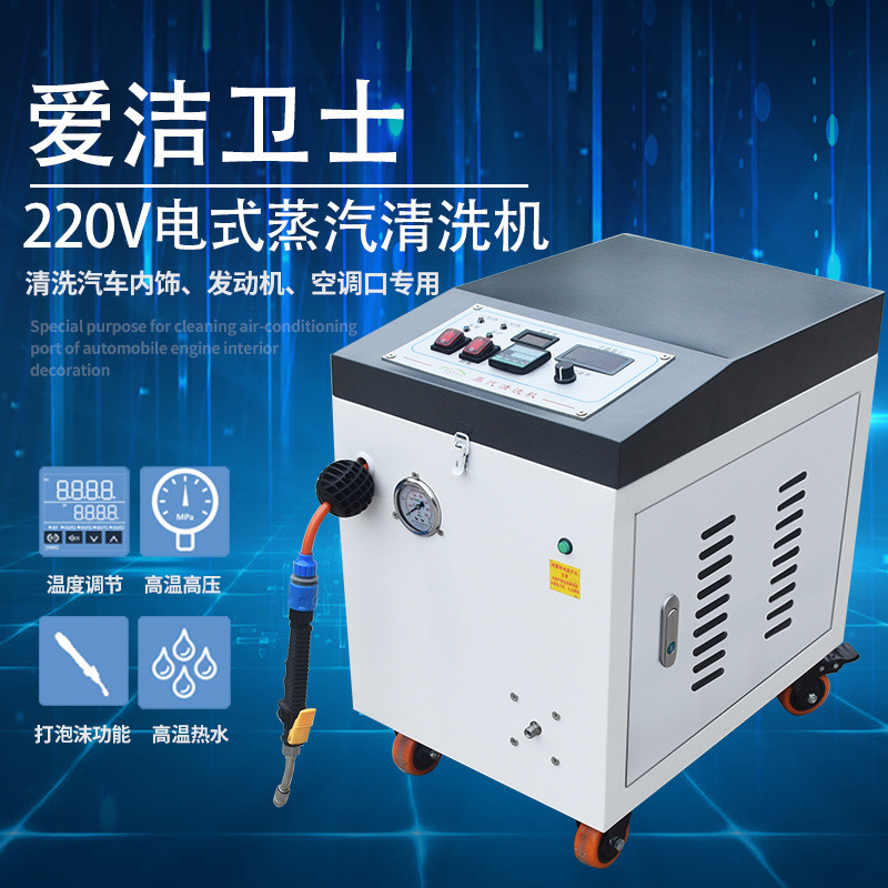 220v高压蒸汽清洗机商用多功能洗车机洗车店双枪专用蒸汽洗车机
