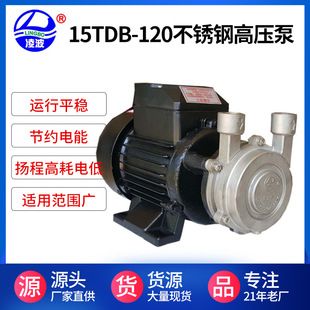 锅炉泵 凌波牌15TDB 120不锈钢增压泵 冷热供水泵 双级旋涡式
