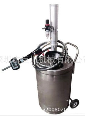 37073氣動润滑油加注机 汽车机油抽油机巨川气动液压油加油枪70L