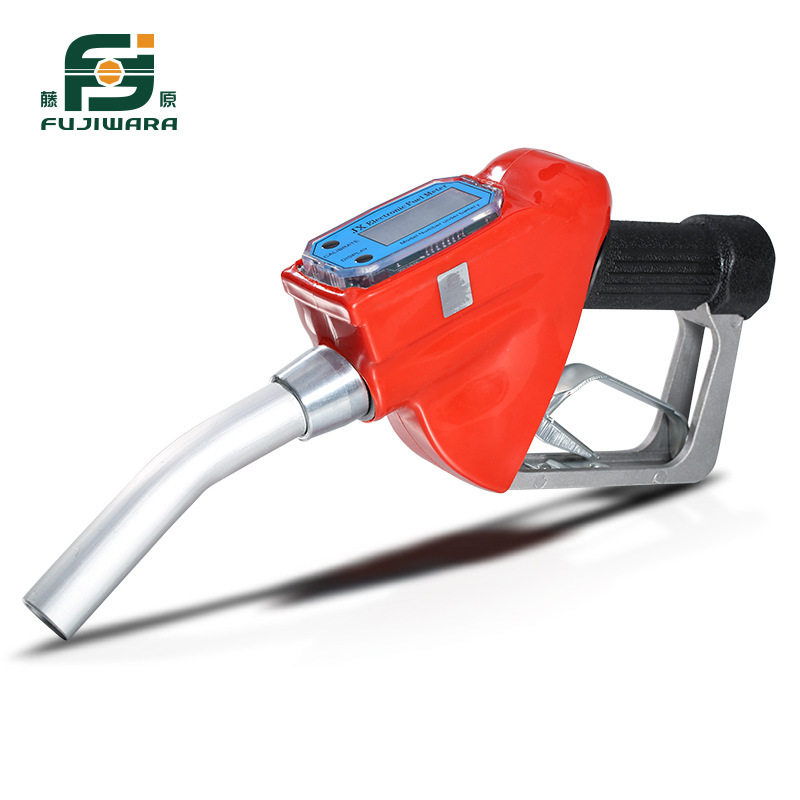 藤原计量加油枪 高精度可调节加油枪精准计量 数显电子加油枪