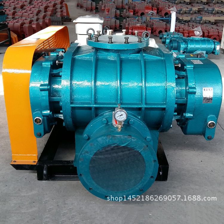 罗茨鼓风机结构紧凑耐高温罗茨风机增氧机噪声小