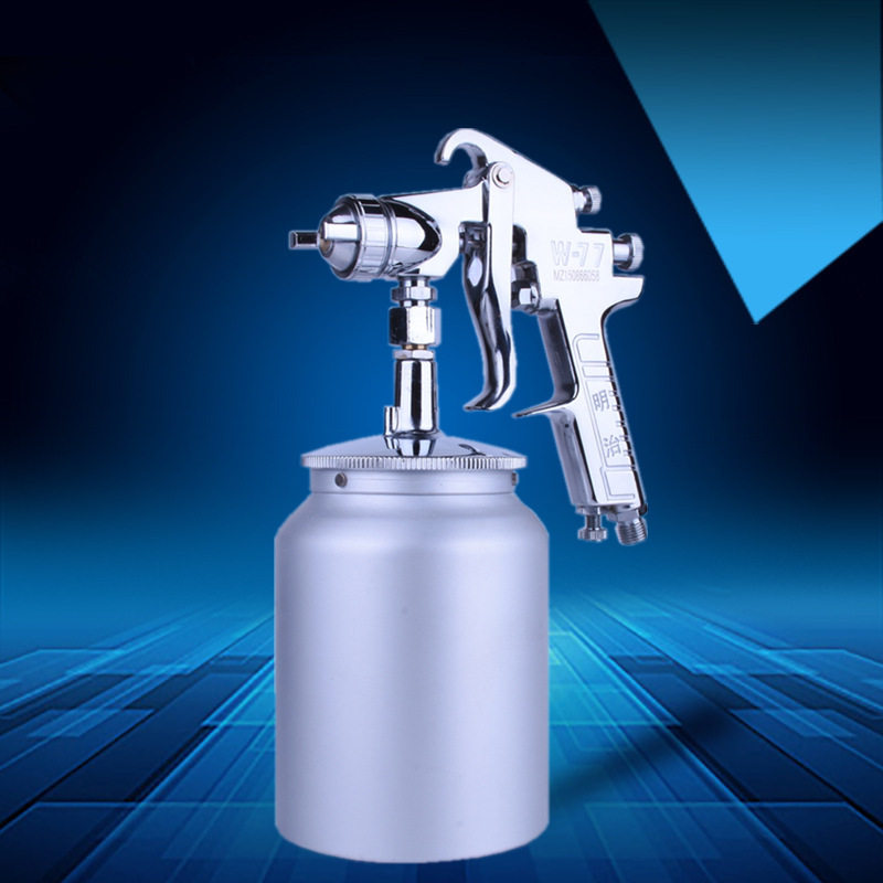 日本明治大口径油漆喷枪W-77家具汽车高雾化底漆白乳胶喷枪