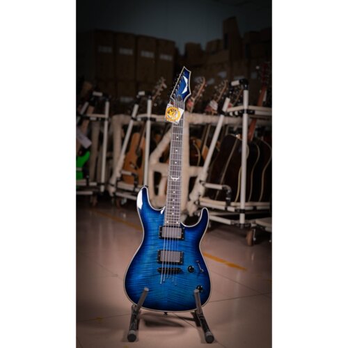 帝音Dean Custom 450 FM‑TBL穿体通体EMG主动拾音器金属电吉他