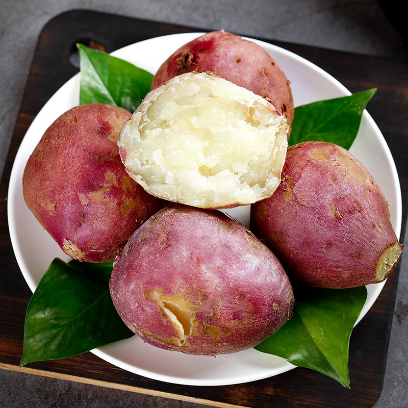 重庆白心红薯山芋助农地瓜红皮红薯5新鲜干瓤粉圆红苕板栗番薯9斤