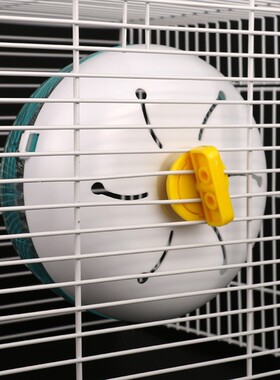 仓鼠跑轮超静音滚轮造景大号转轮金丝熊带支架用品解闷玩具21cm