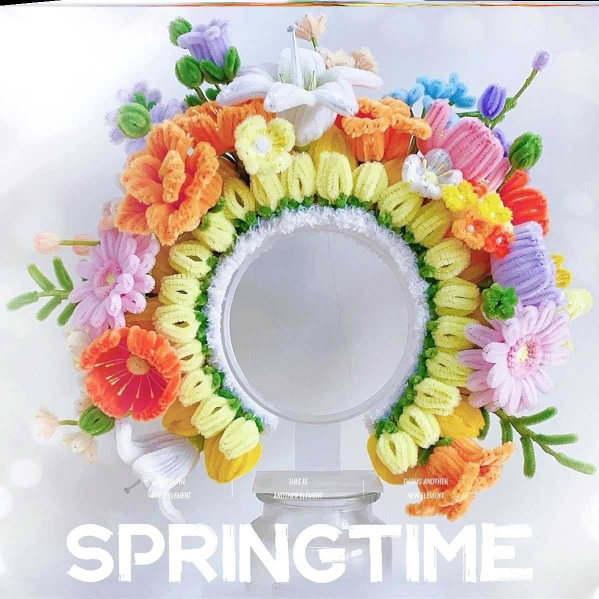 发箍架拍照ins首饰店展示架手工diy收纳架展示头箍架摆摊