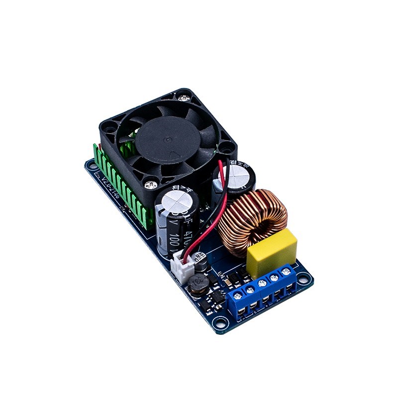 IRS2092S数字功放板单声道500W大功率D类HIFI功放效果超LM3886