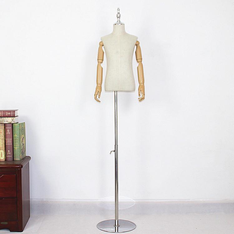 儿童模特道具服装店模特女橱窗半身展示架人台男女小孩童装店模特