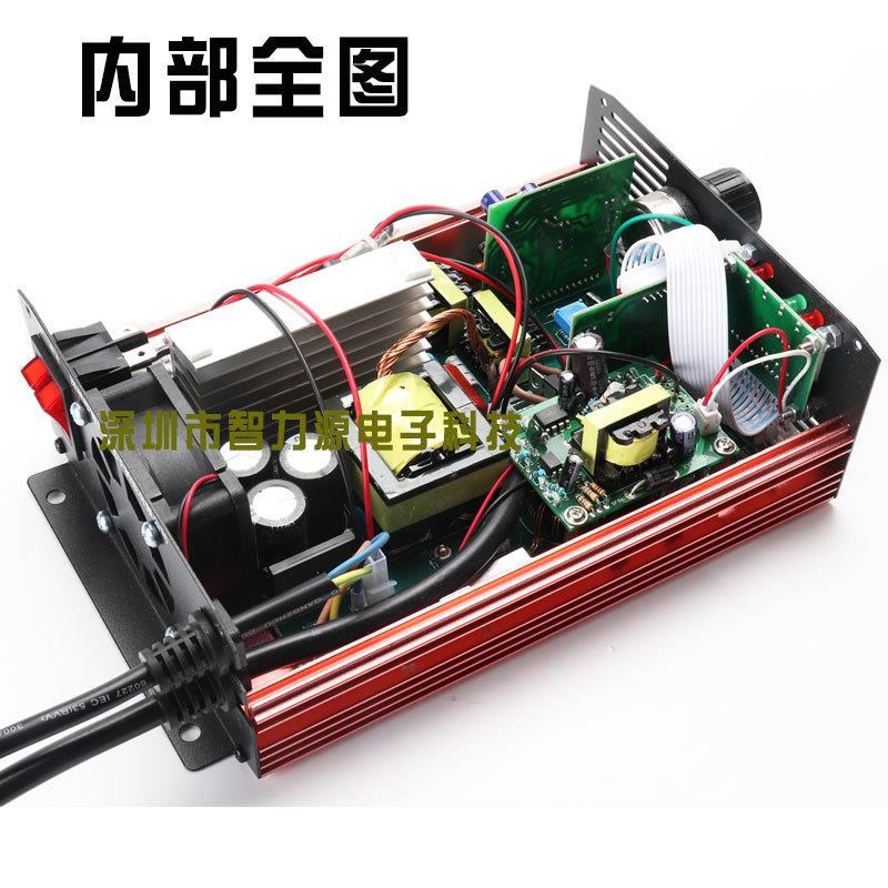 60V锂电池充电器72V12a10A48V13串三元锂54.6V快速可调电摩车用