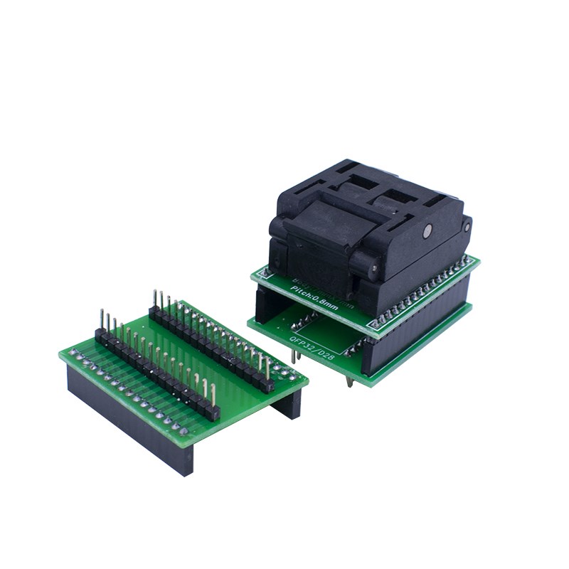 STC专用 LQFP-32 烧录座 SA663 转换座 IC芯片测试座