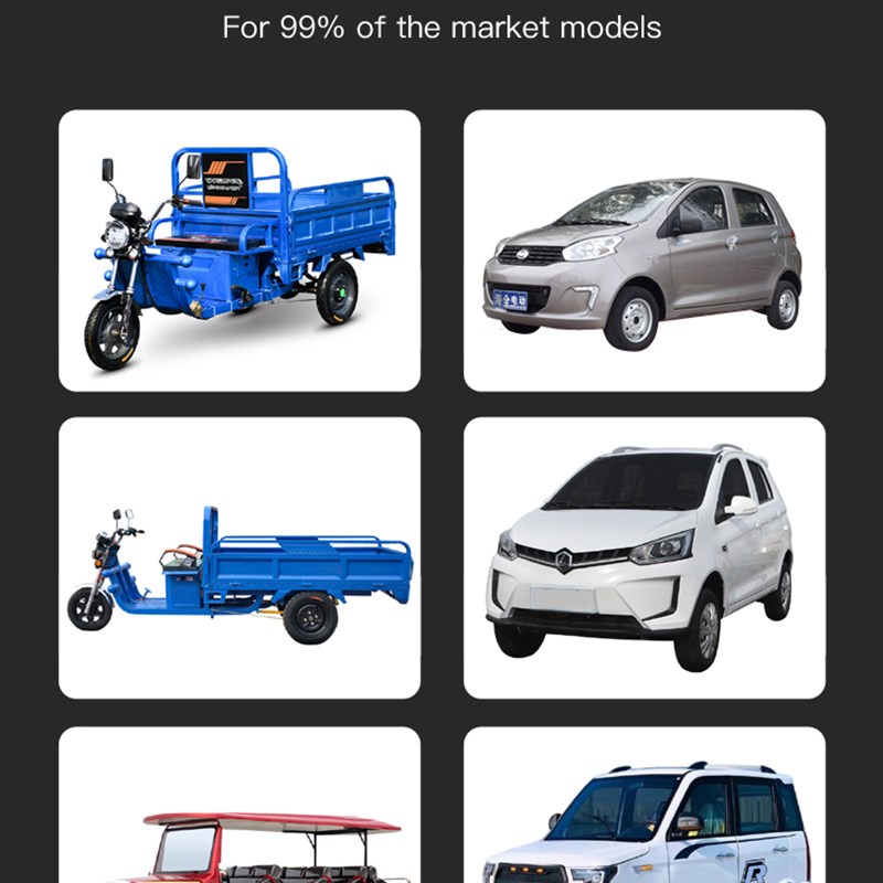 三轮车四轮电动车锂电池60v100ah48v雷丁72v新能源电动汽