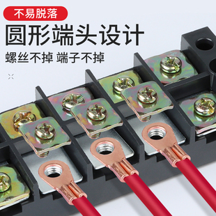 国标OT紫铜开口鼻铜鼻子冷压接线端子电瓶电线接头圆孔牛鼻子线耳