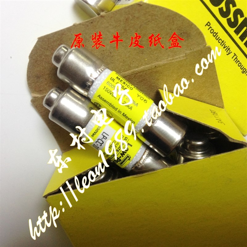 美国EATON熔断器 BUSSMANN保险丝 LP-CC-1 1A 600V UL/CSA认证