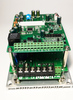 台工爱德利220V0.75KW变频器AS2-107电机调速仪IPM流水线调速开关