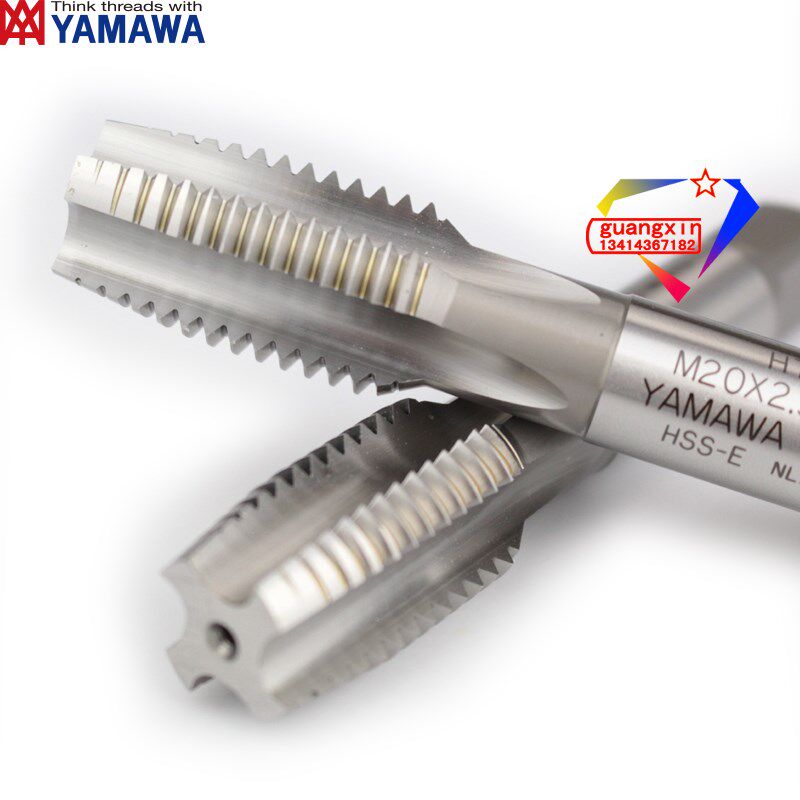 日本原装进口公制细牙YAMAWA耐磨直槽丝攻丝锥 HT P4 M20X2.5牙