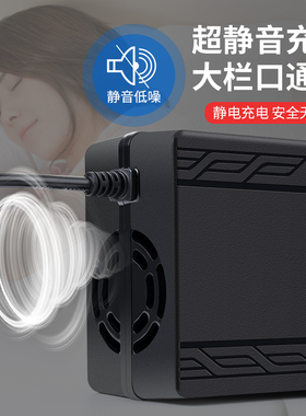 天能电池电瓶电摩电动车充电器48v12ah60v20ah72v120防水精品