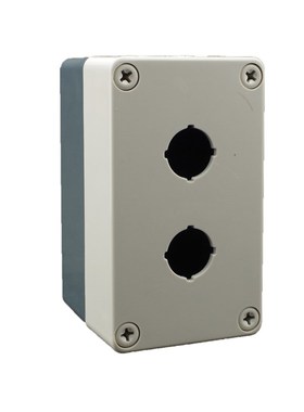 按钮盒2孔 防水开关控制盒TYX2 急停控制盒130X75X85 22mm孔