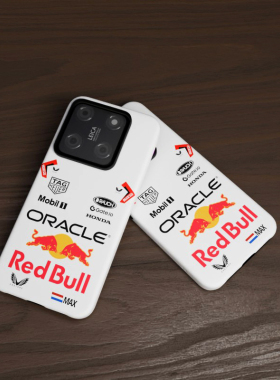 F1红牛维斯塔潘白色车衣苹果17promax手机壳1213XSXR161514菲林壳