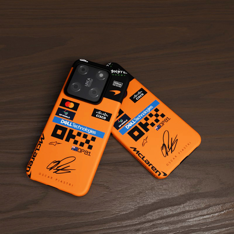 F1铁佛寺皮亚斯特里2026迈凯伦车迷手机壳诺里斯周边苹果17PROMAX 16 15PRO 14PLUS磁吸磨砂二合一手机壳