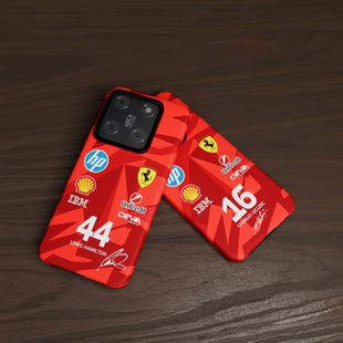 F1铁佛寺LA拉斯维加斯站特别涂装款菲林磨砂二合一手机壳CL16乐扣勒克莱尔车迷LH44汉密尔顿17air手机壳