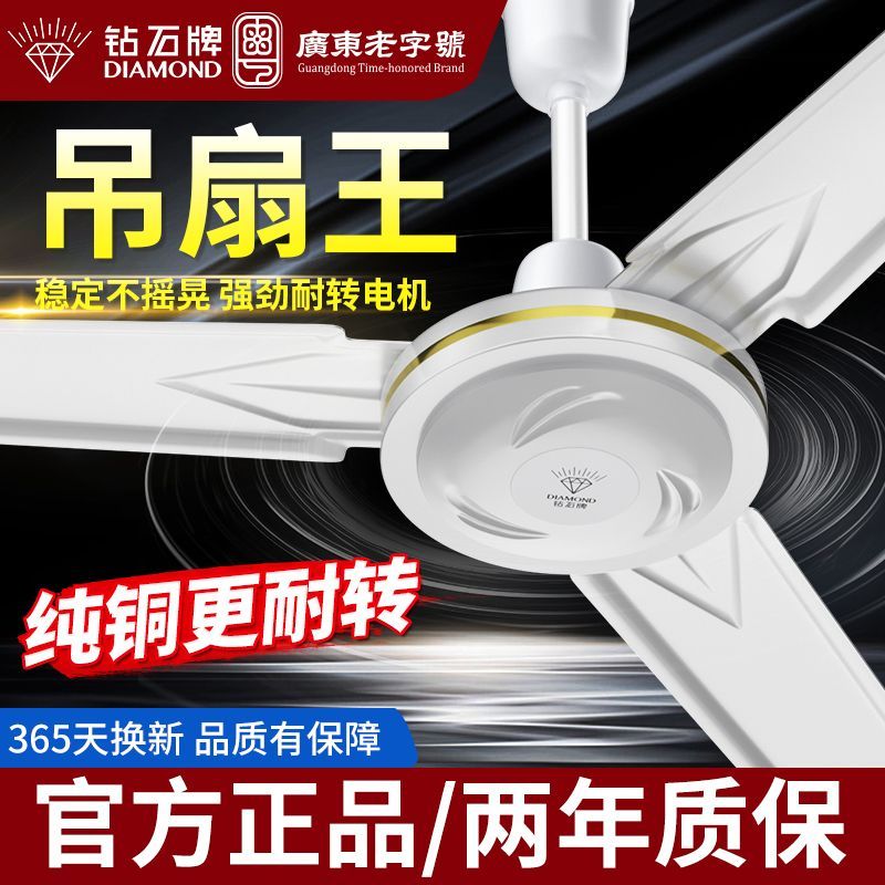 钻石牌不锈钢家用客厅大风力