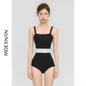 泡温泉泳装 韩国新款 连体泳衣女遮肚显瘦性感小胸度假学生保守时尚