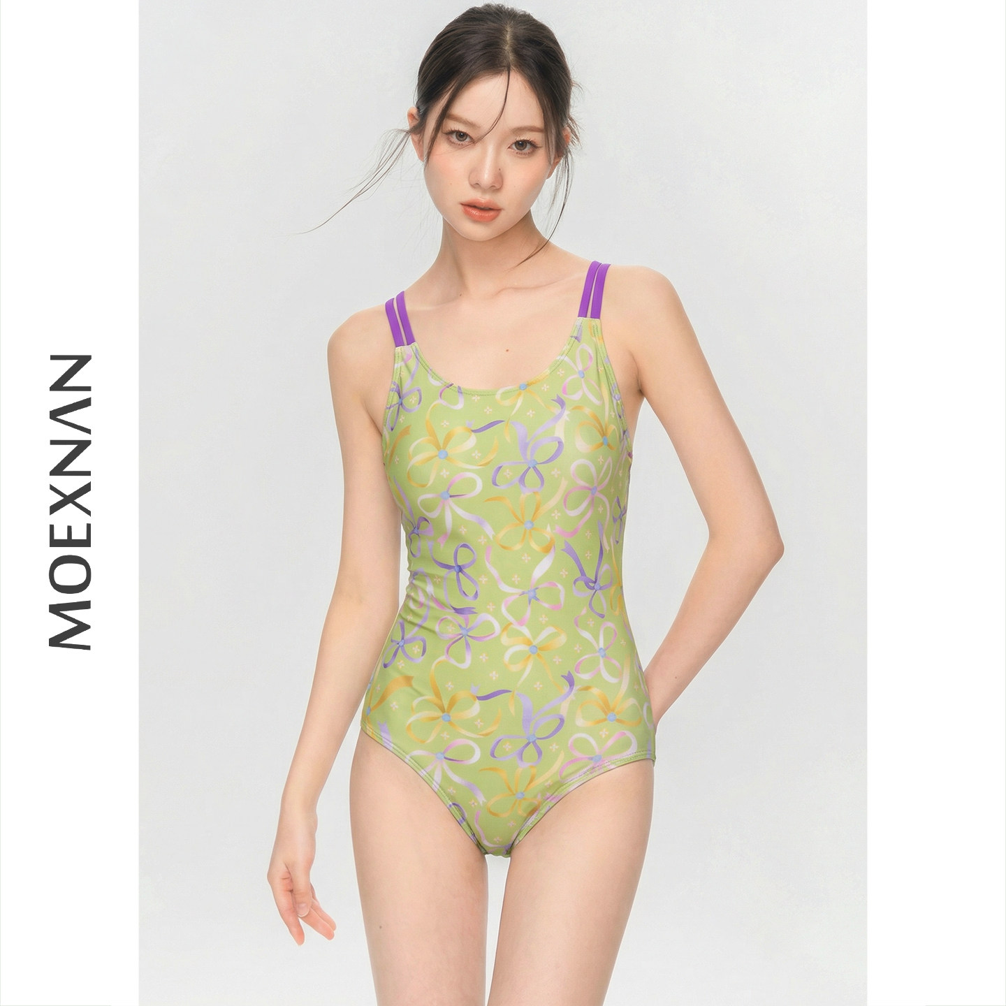 泳衣女新款连体三角游泳衣小胸显瘦高级感专用游泳馆泡温泉竞速